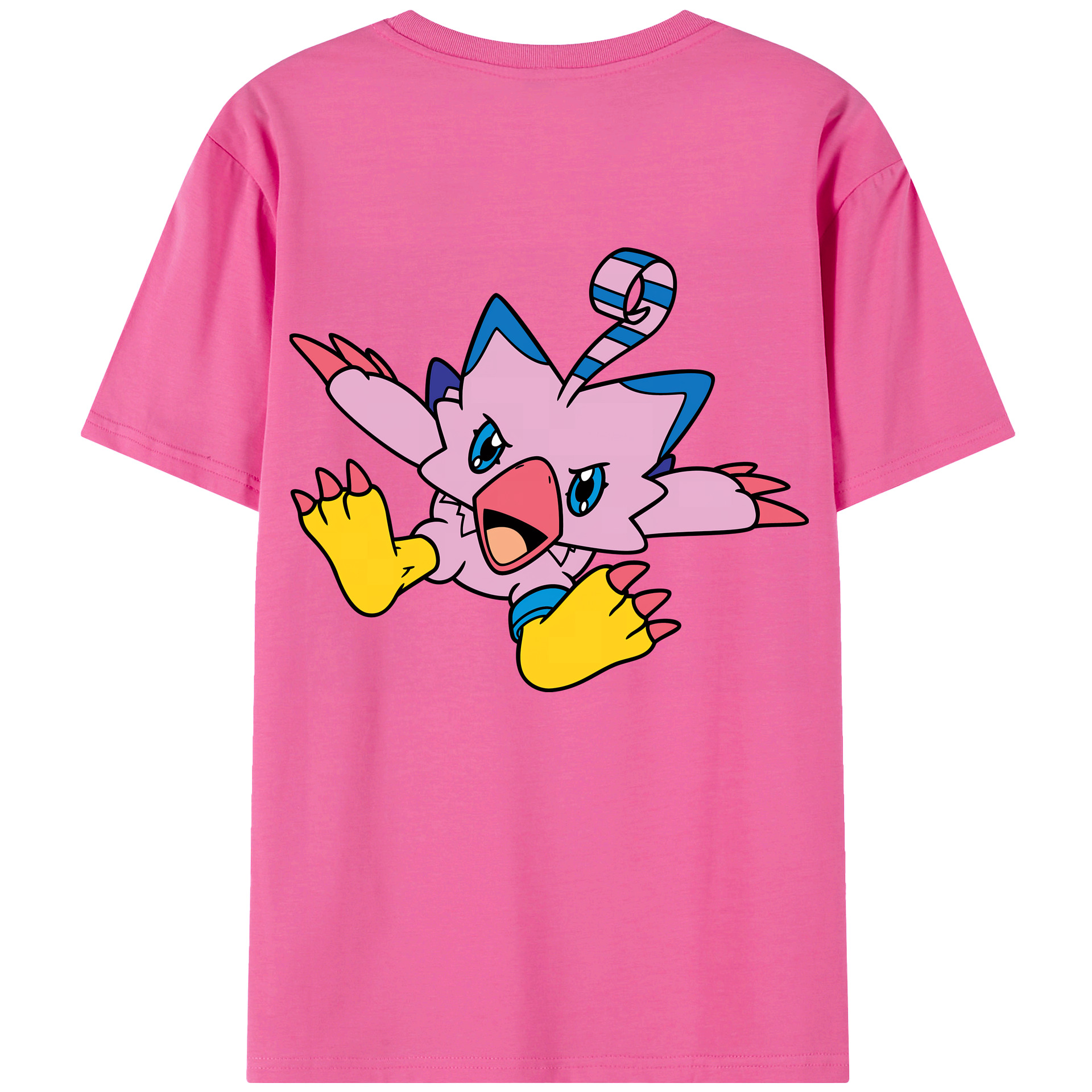 （画像用） Digimon デジタルモンスター/デジモン レディース半袖Tシャツ(バックプリント)